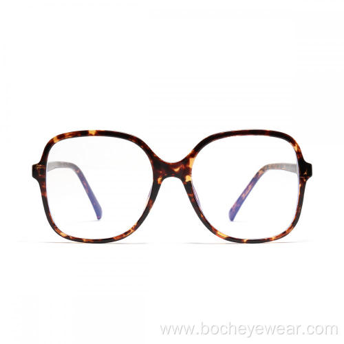 2022 Optical Frame Custom Logo Eyewear Square Anti Blue Light Blocking Glasses Factory